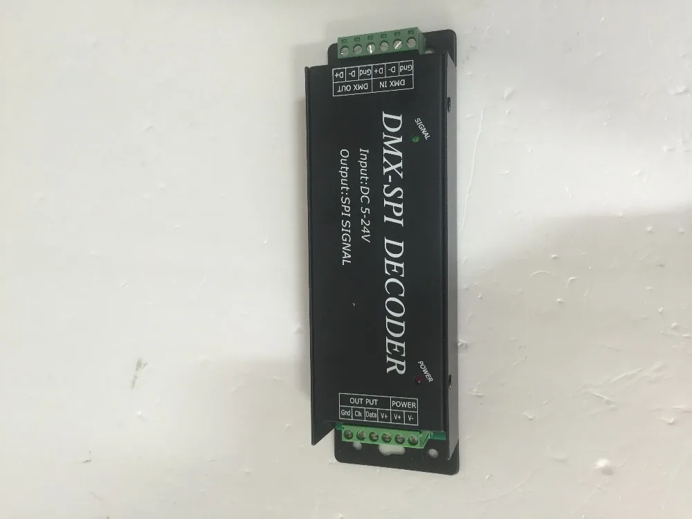 Декодер lpd6803 ws2801 ws2811 ws2812b dmx 512 для цифровой полосы 35 режимов вход постоянного тока