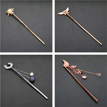 MQCHUN, женская мода, элегантный держатель карт, Cardcaptor, Сакура, палочки для волос, аксессуары с кисточками, заколка для волос, заколка для волос, заколка для девочек