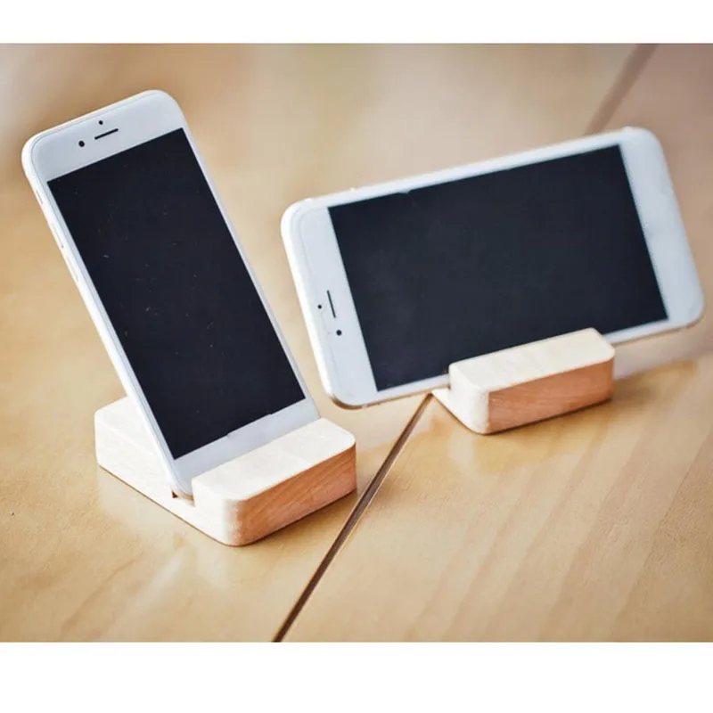 Универсальный портативный мини стол сотовый телефон деревянный кронштейн для xiaomi iphone samsung huawei oneplus смартфон держатель Подставка