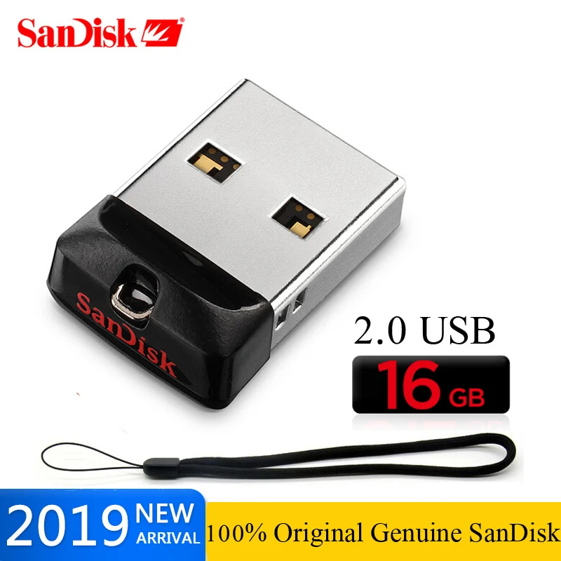 

SanDisk USB 2.0 Mini Pen Drive 64GB 32GB 16GB 8gb USB Flash Drive Memory Stick U Disk USB Key Pendrive CZ33 for PC free shipping