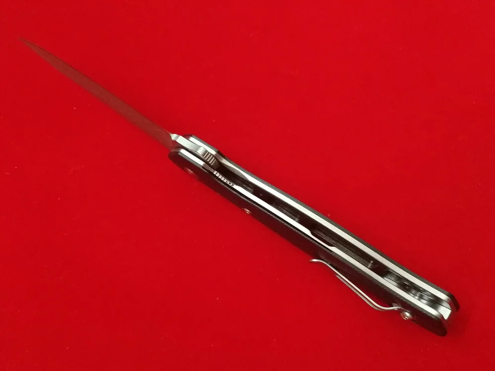 WHYEDC версия JohnnyJamie KWAIKEN III C11GPBK Военный нож складной D2 стальной черный G10 Ручка