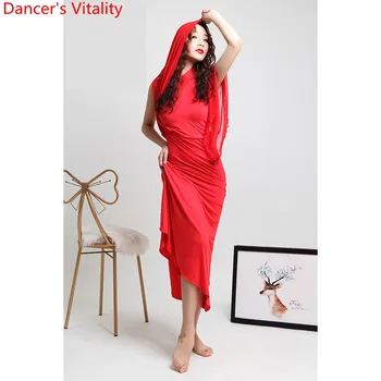 

Belly Dance Practice Clothes New Sexy Modal Slim Fit Long Dress Oriental Indian Dance Beginners Spring Summer Competition Outfit