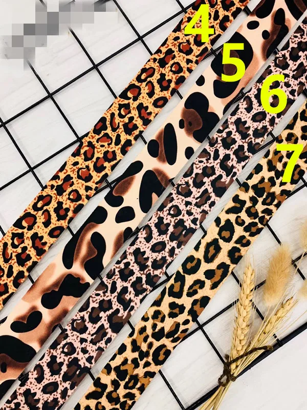 Эластичная тесьма с принтом 2,5-5 см, подушечки для маникюра 2,5-5 см, эластичная лента с леопардовым принтом, эластичная лента с принтом зебры, XL0906A