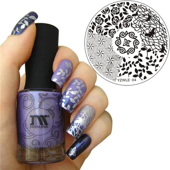 New Manicure Template Nail Stamping Plates Hand-painted Original Designs Image Transfer Print