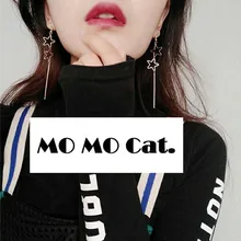 

Free shipping Fashion jewelry Wholesale gift New south Korean temperament with the popular simple size of five - star earrings.