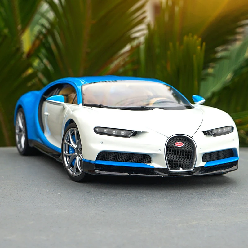 1/18 Bugatti Chiron Super Car Welly GTAUTOS литая металлическая модель автомобиля для мальчиков и девочек Коллекция подарков на день рождения