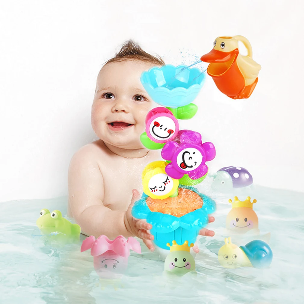 1 Set High Quality Bath Time Toys Bathing Shower Octopus For Baby Boy Girl Kid Water Play Toy Funny Bath Toys Dropshipping 12M