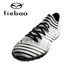 TIEBAO 2018 новая обувь для футбола для взрослых футбольные бутсы TF резиновая подошва футбольная обувь унисекс футбольные бутсы Бутсы для