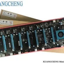 KUANGCHENG Майнинг материнская плата 8 графика ETH майнеры(с ЦП) BTC PLUS BTC ETH большая плата 8 GPU Antminer Майнинг материнская плата