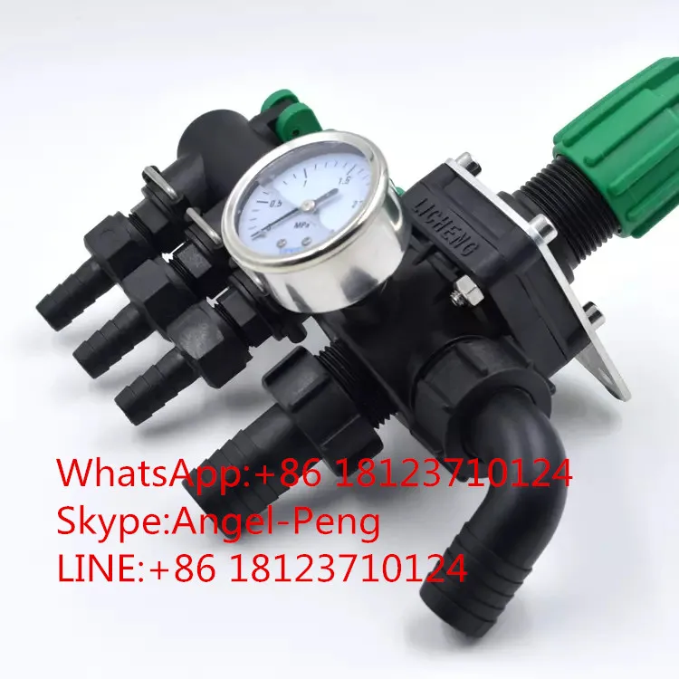 Anti drip Boom Sprayer Nozzle with non return valve,chemical clamp