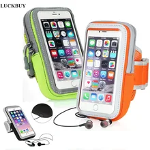 Универсальный спортивный нарукавник для бега, сенсорный дизайн, нарукавная сумка, чехол для iPhone 6S 7 Plus, 6 Plus, для samsung, sony, htc, Xiaomi, huawei, 6,0 дюймов