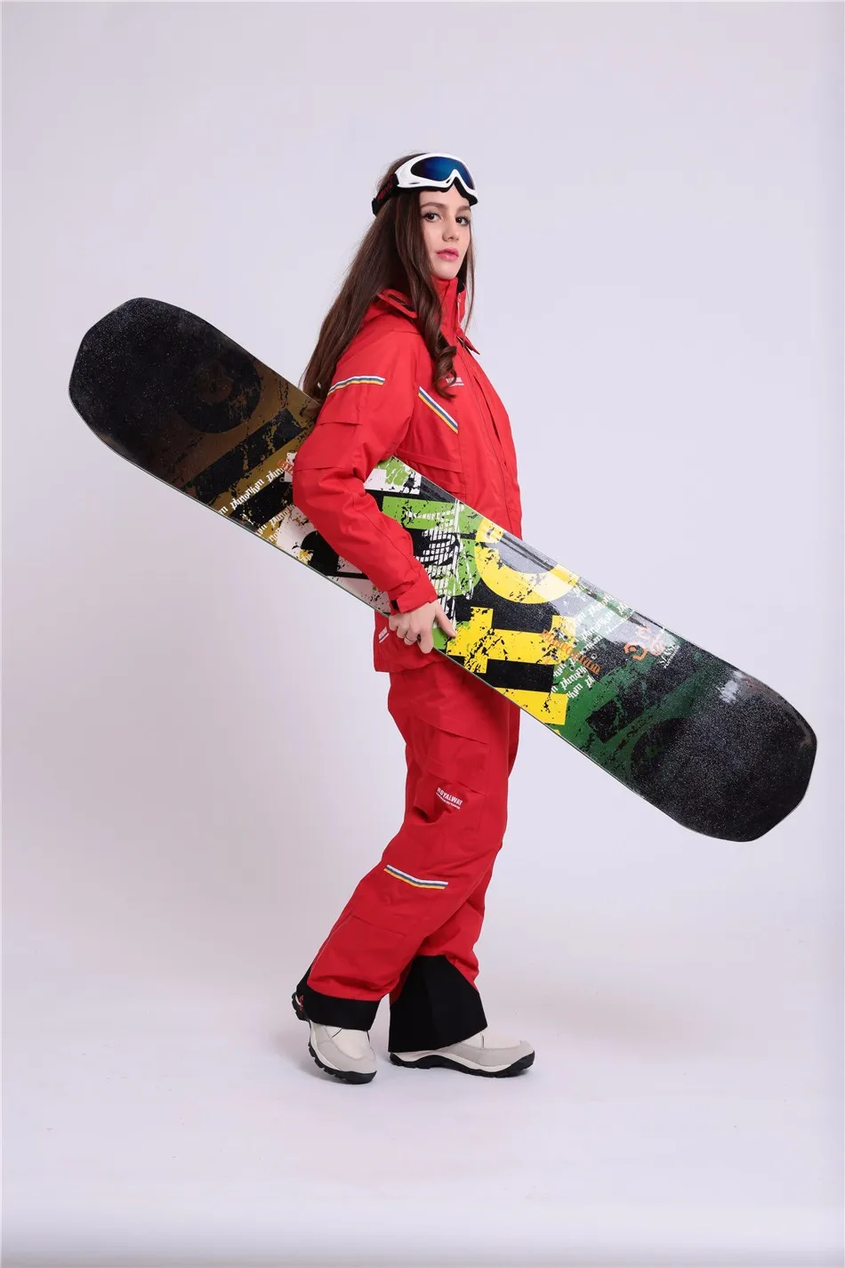 Royalway Для женщин Куртки для лыжного спорта ветрозащитная куртка высокое качество съемный recco GPS безопасности куртка# RFSL4504G