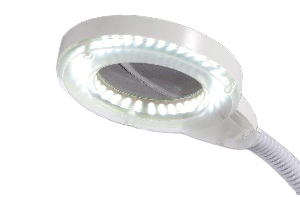Супер яркий светодиодный увеличительный светильник, регулируемый 3X 5X стеклянный холодный светильник, складной дизайн для дизайна ногтей