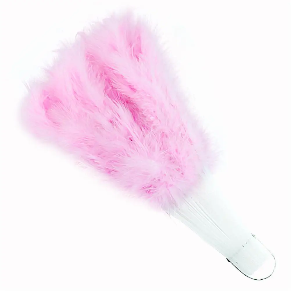 Light Pink WITUSE, элегантные, большие, с перьями, для свадебной вечеринки, украшения, для свадьбы, бала, для девичника, вечерние, складные, для веера, 10 цветов - Цвет: Light Pink