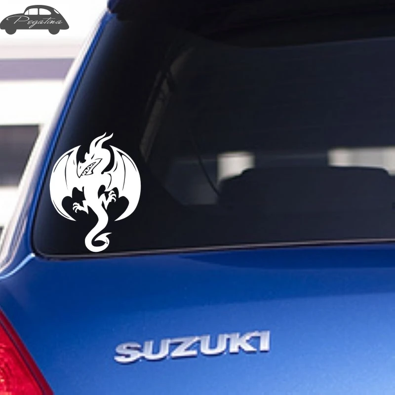 Dragon Decal Car Sticker Car Posters Vinyl Wall Decals Pegatina Quadro Parede Decor Mural Wild Animal Sticker 719