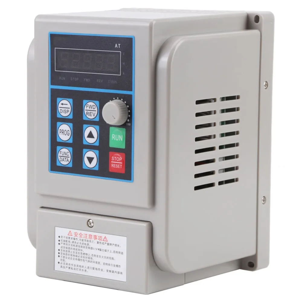 

AT2-1500X PWM AC 220V Variable Frequency Drive VFD Speed Controller for Single-phase 1.5kW AC Motor