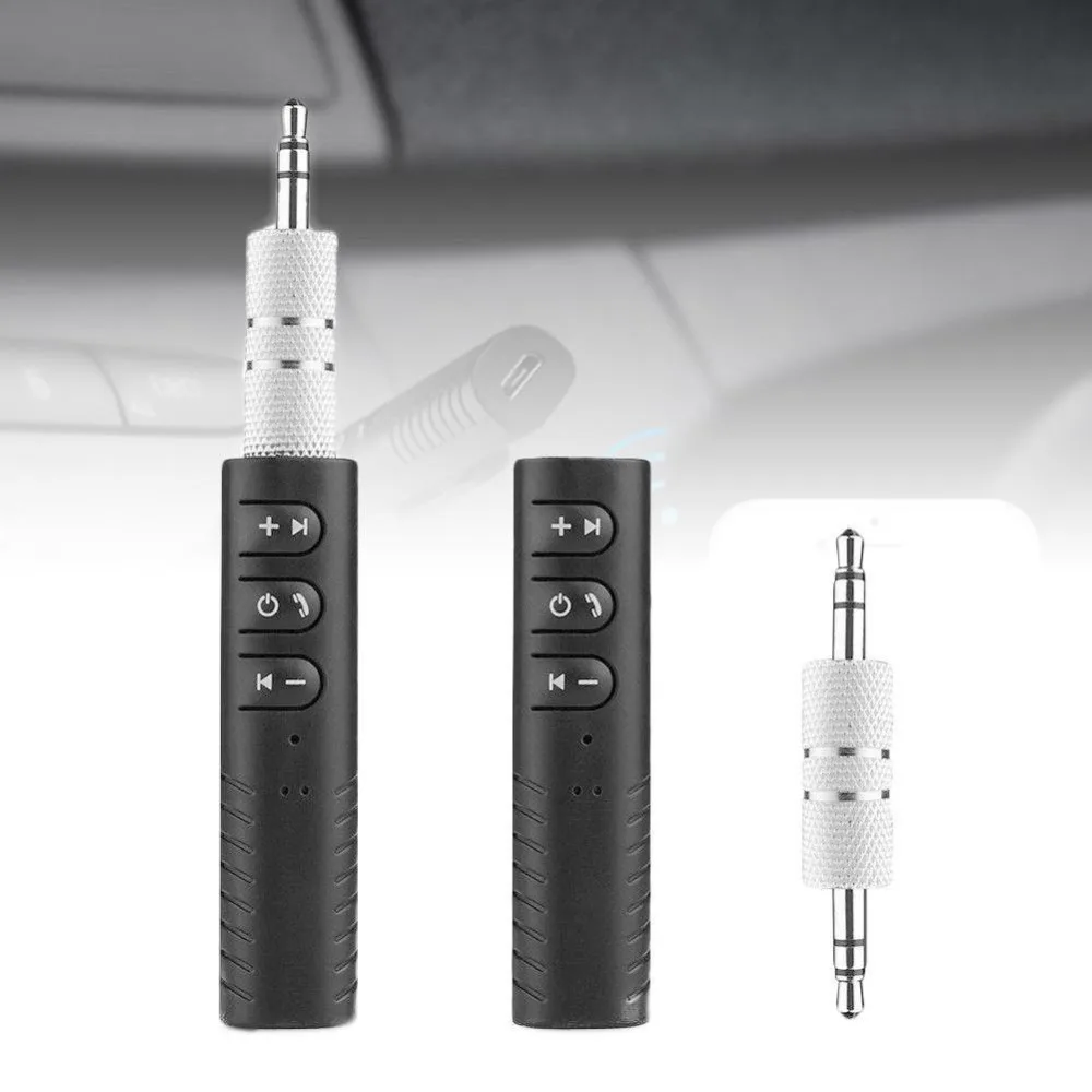 Mini Wireless Bluetooth Car Kit Hands Free 3.5mm Jack AUX Audio Receiver Adapter | Электроника
