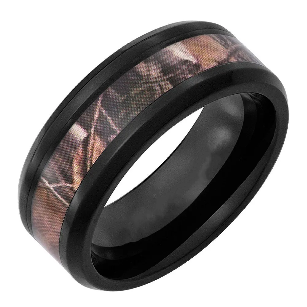 Queenwish-8mm-Tungsten-Women's-Hunting-Camo-Ring,-real-tree-Camouflage-Inay