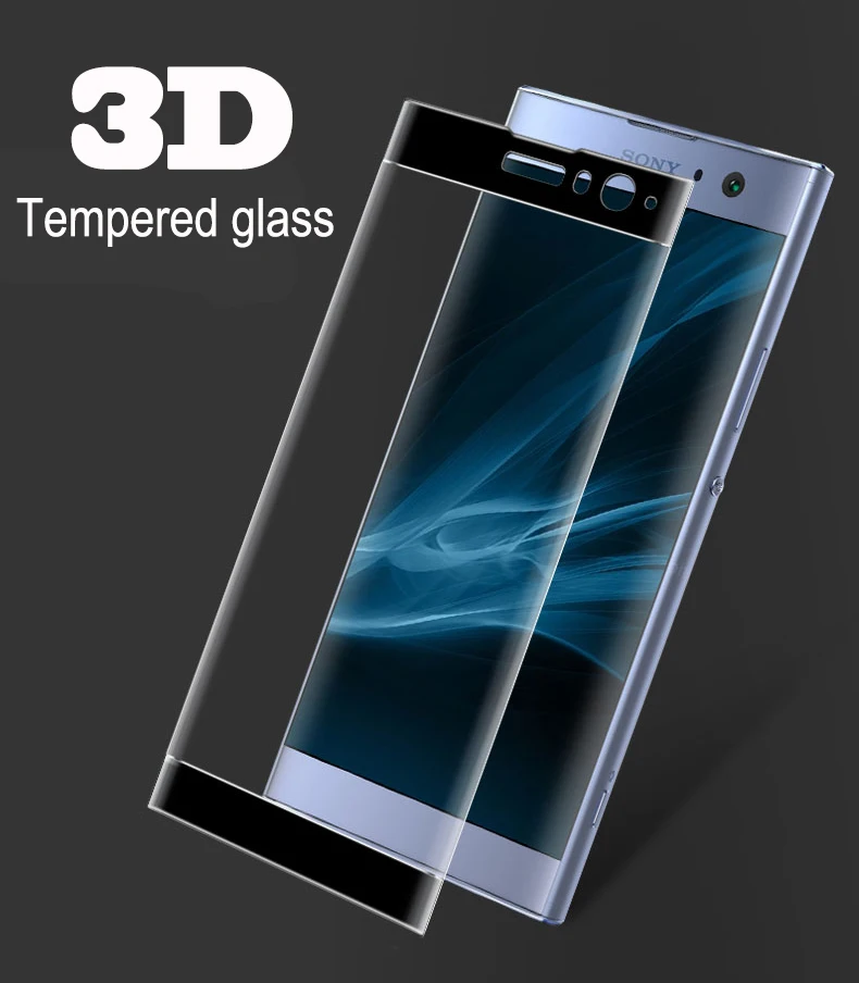 3D изогнутое закаленное стекло для sony xperia XA XP XZP стекло XA1 plus XA2 XZ2 пленка для телефона для sony XZ1 XZ2 компактная Защитная пленка для экрана
