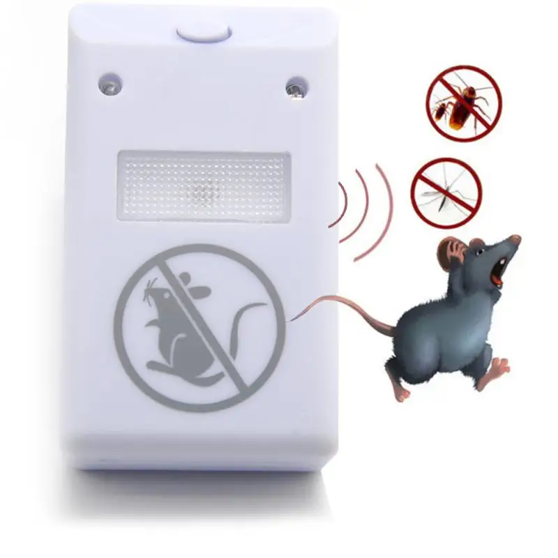 

EU/ US Plug Electronic Ultrasonic Rat Mouse Repellent Anti Mosquito Repeller killer Rodent Pest Bug Reject Mole mice