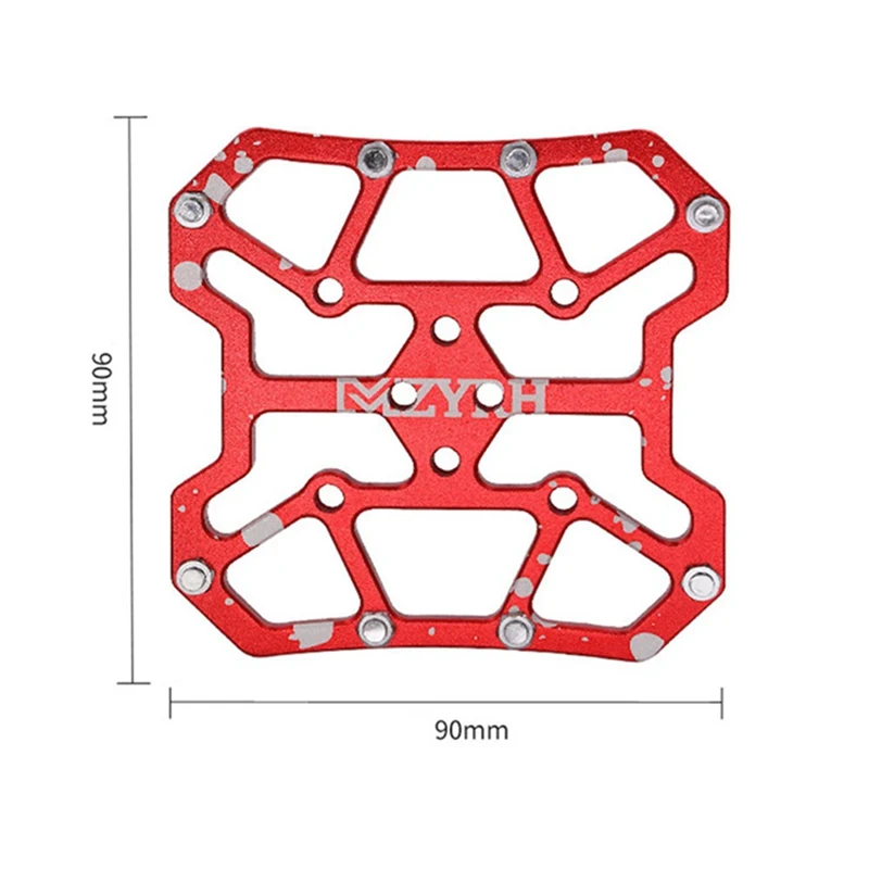 1 Pair Aluminum Alloy Bicycle Pedal Flat Platform Adapter Conversion Universal Compatible MTB Road Bike Parts Accessories