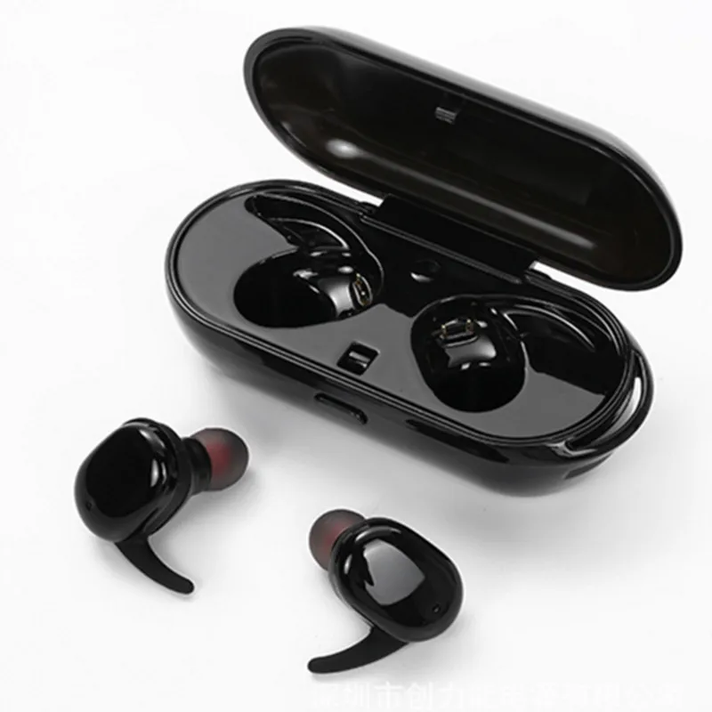 

Hot Waterproof Touch True Sport Wireless Earbuds TWS Mini Bluetooth Earphone Earpiece with Power Storage Box