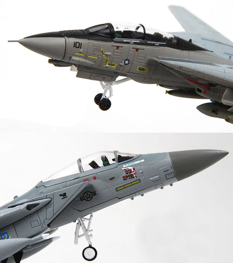 Модель 1/100 Grumman F 14 Tomcat U.S. Navy самолёт модели истребителей детские игрушки для