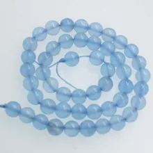 Небесно из голубого нефрита круглые 8 мм 1" для изготовления ювелирных изделий DIY свободные бусы fppj бусины натуральный драгоценный камень коралл