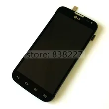 For LG L90 Dual D410 Complete LCD Display Assembly + TouchScreen Digitizer with Frame black and white with tracking code + logo