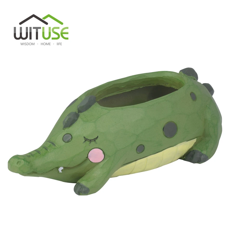 WITUSE Kawaii Hewan Bonsai Pot Bunga Planter Pot Bunga Kreatif