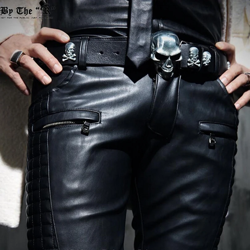 hot men in leather pants