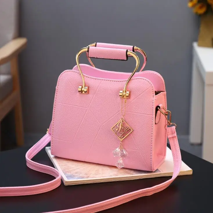 FGJLLOGJGSO Новая модная мягкая сумка женская сумка повседневная сумка через плечо женская сумка маленькая сумочка женская сумка-мессенджер сумки через плечо - Цвет: pink