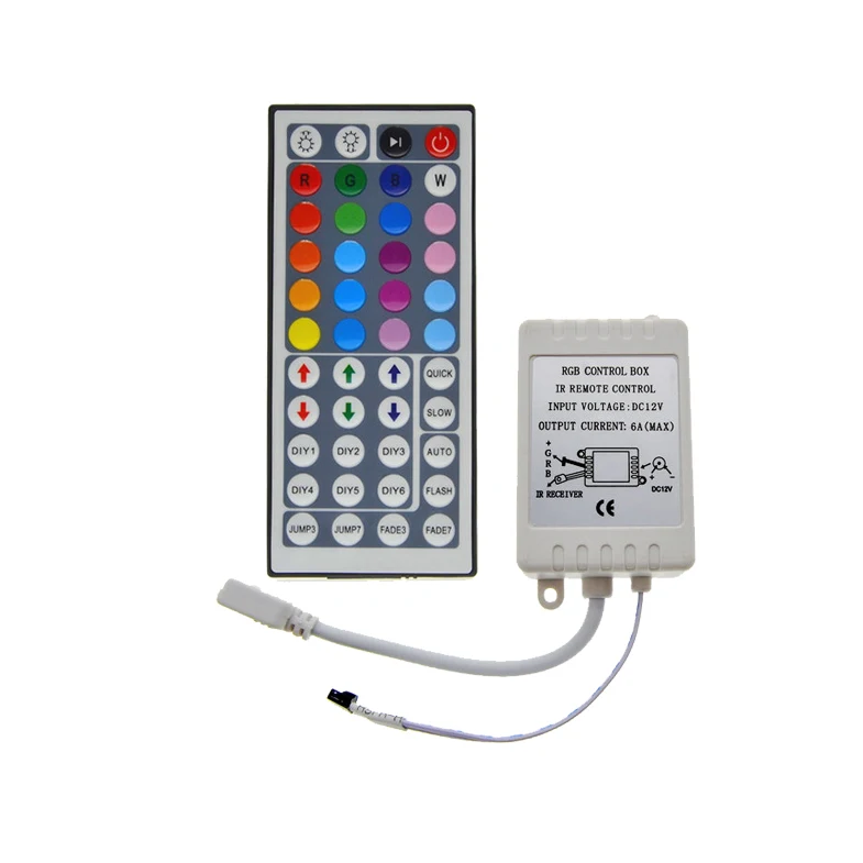buy 44Key IR Remote Controller For SMD 3528 5050 DC 12V RGB LED Light Strip