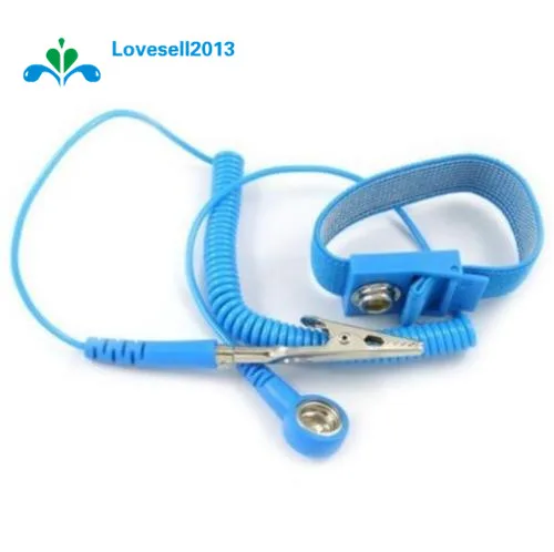 2x Anti Static ESD Adjustable Wrist Strap electronic Discharge Band Ground UK