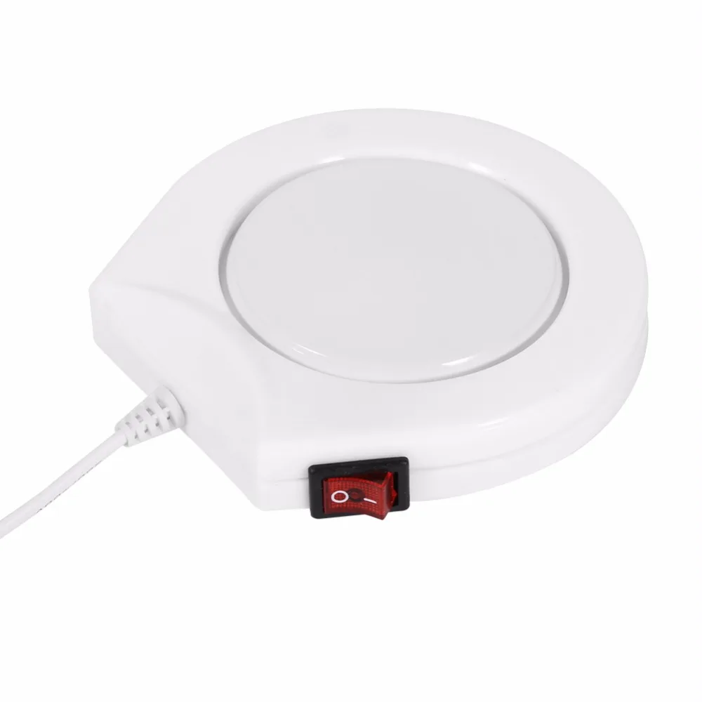 

US Plug Silicone Warmer Heater Pad Electric Powered Cup Heating Coffee Tea Coaster Tea Warmer Pad Mat Coffee Beverage Cup A30