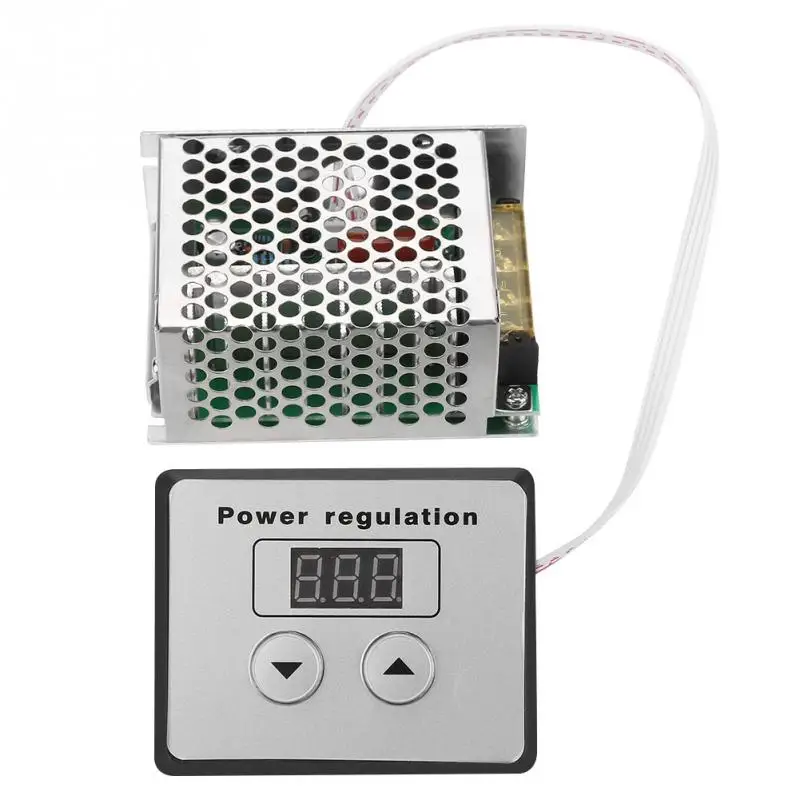 

4000W Voltage Controller SCR Controller Digital Voltage Regulator Speed Control Dimmer AC 220V Voltage Controlador