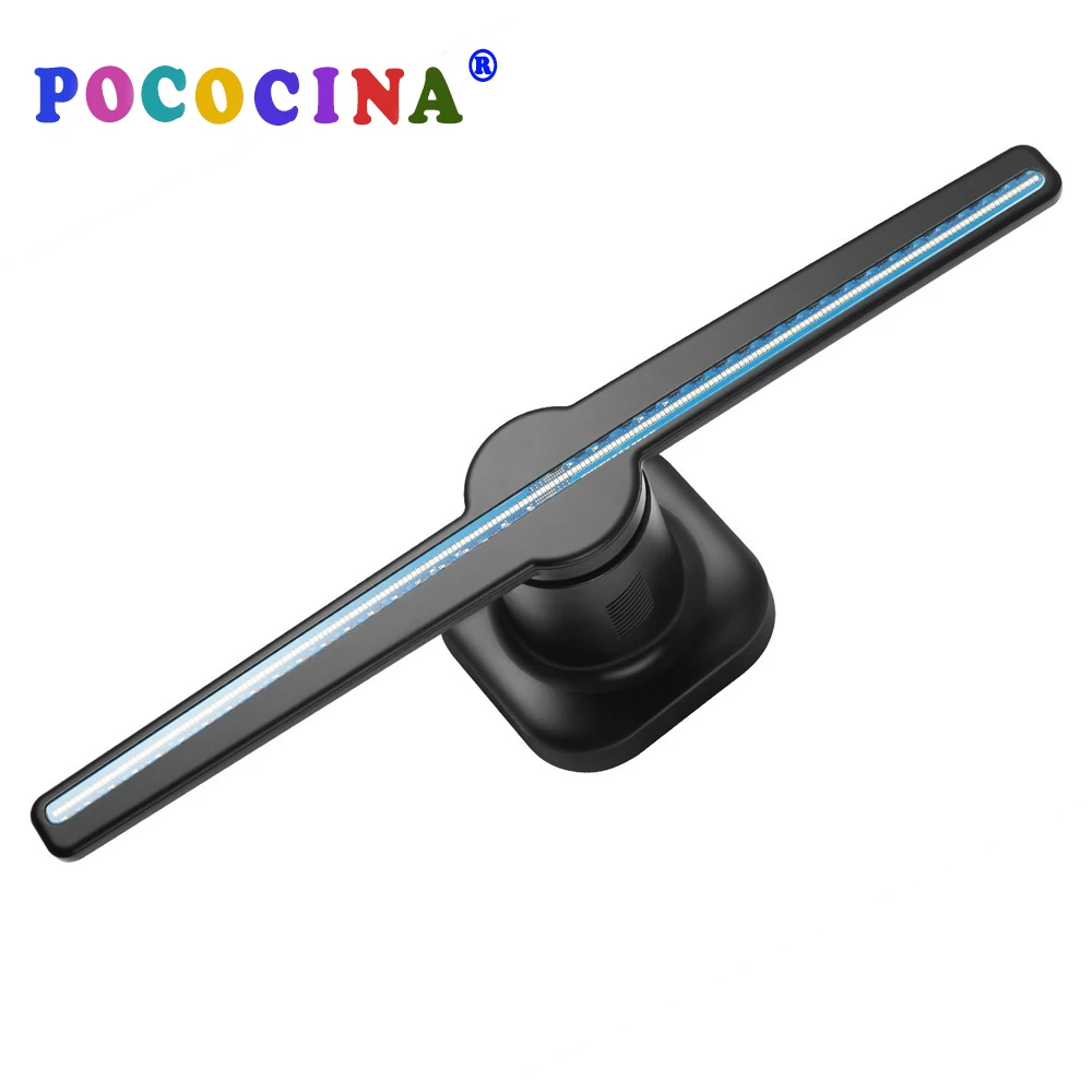 3D Holographic Projector Hologram Player Display 42cm Fan Unique Hologram Projector Promotional Advertising Black Player Machine