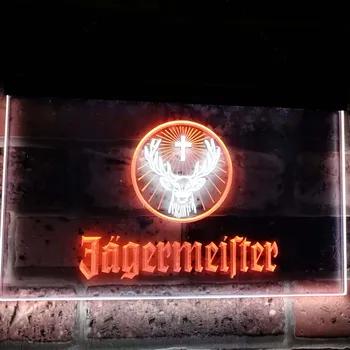

Jagermeister Deer Head Dual Color Led Neon Light Signs st6-a0288
