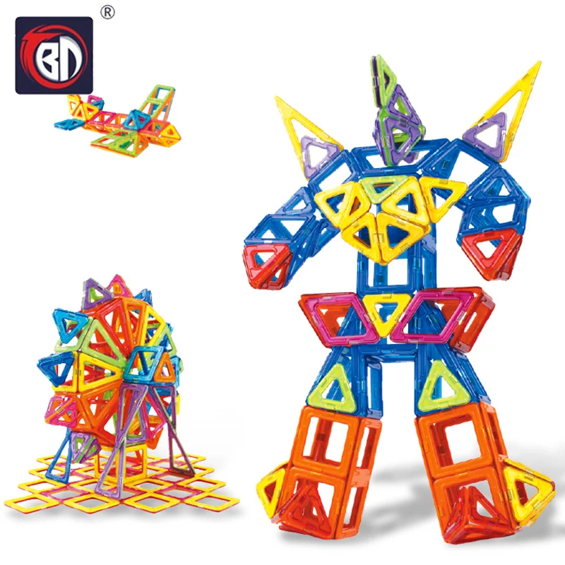 

Hot 400pcs Magnetic Blocks Magnetic Designer Building Construction Toys Set Magnet Educational Toys For Children Kids Gifts