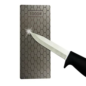 

Cutlery Sharpener Rectangular Single Sided Diamond Grinder Grindstone for Kitchen Knife Jade Seal Cutting Tool Camping Equipment