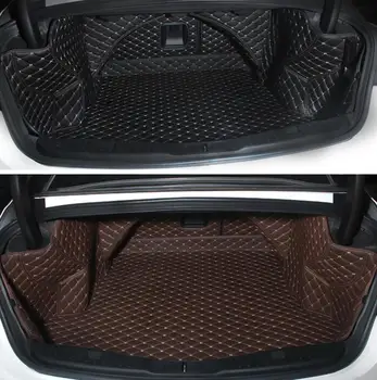 

fiber leather car trunk mat for lincoln mkz 2014 2015 2016 2017 2018 2019 2020 car accessories