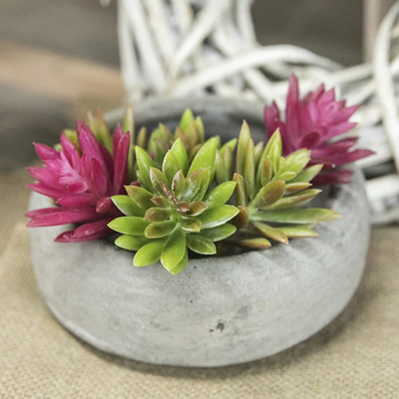 High Quality Artificial Plants Succulents Lotus Grass Leaves Landscape