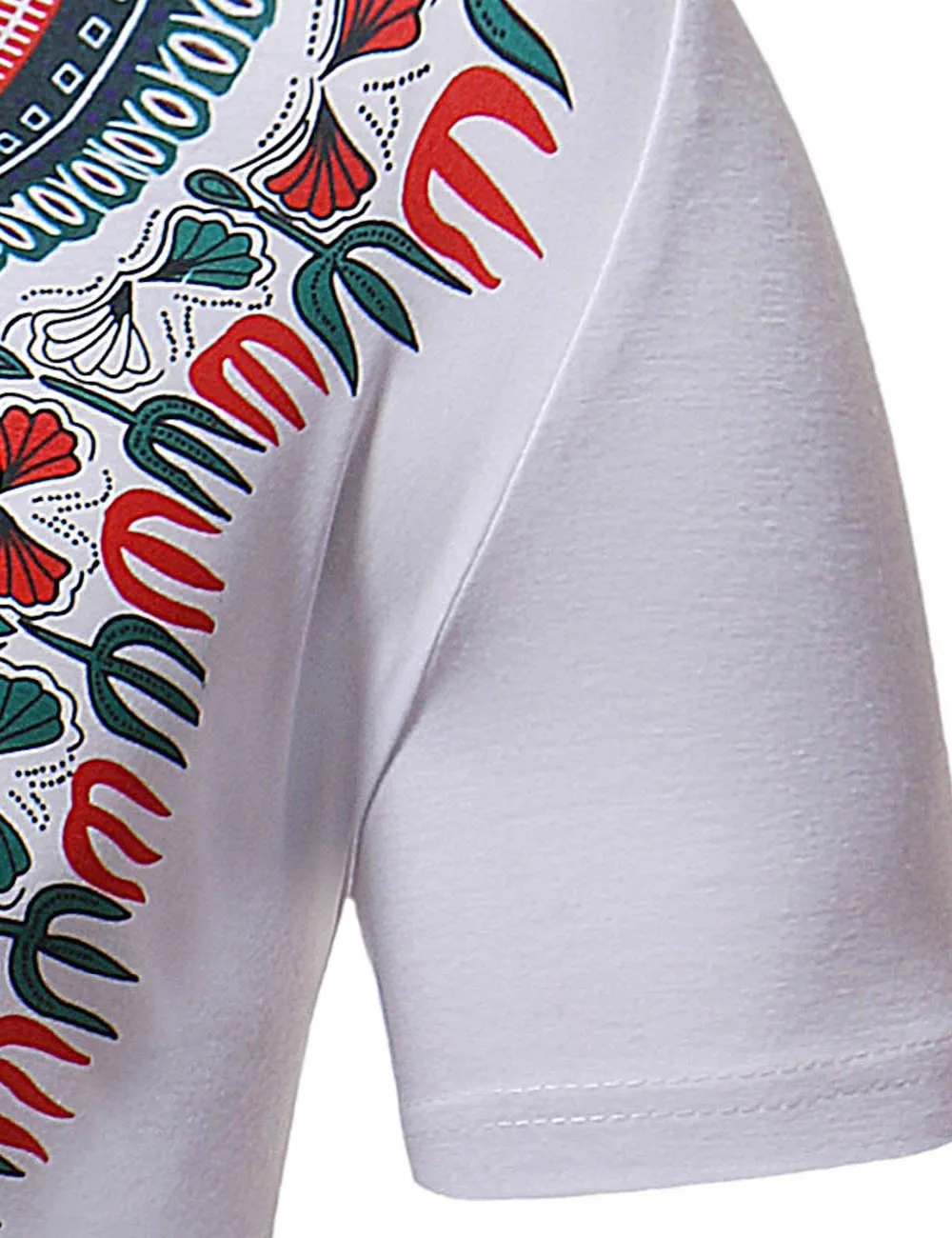 Fadzeco 2019 рубашка в африканском стиле для мужчин с этническим принтом короткий рукав Футболка поло воротник модные повседневные мужские топы