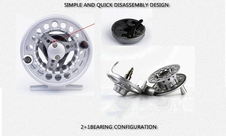 Fly Fishing Reel YZ75-56 78 910 CNC Diecast Machined Aluminum Alloy Fly Reel Large Arbor, LeftRight Handle Changable  (6)