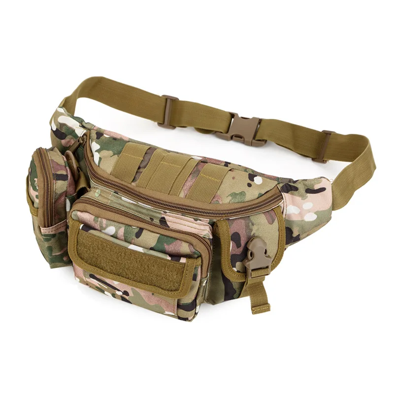 

Tactical Waist Bag Military Molle Camouflage Waist Fanny Pack Hiking Fishing Hunting Bags Camping Outdoor Sport Shoulder Bag