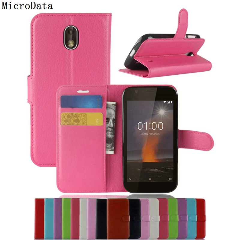 Роскошный флип-чехол из искусственной кожи для Nokia 1 TA-1047 TA-1060 TA-1056 TA-1079 TA-1066