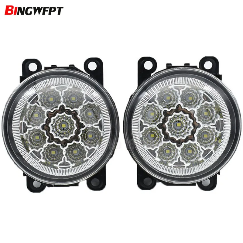 

2x Car Styling 12V H11 Plug Driving LED Fog HeadLamps For Mitsubishi 200 KB_T KA_T Pickup 2005-2015 Forward Auxiliary Fog Lights