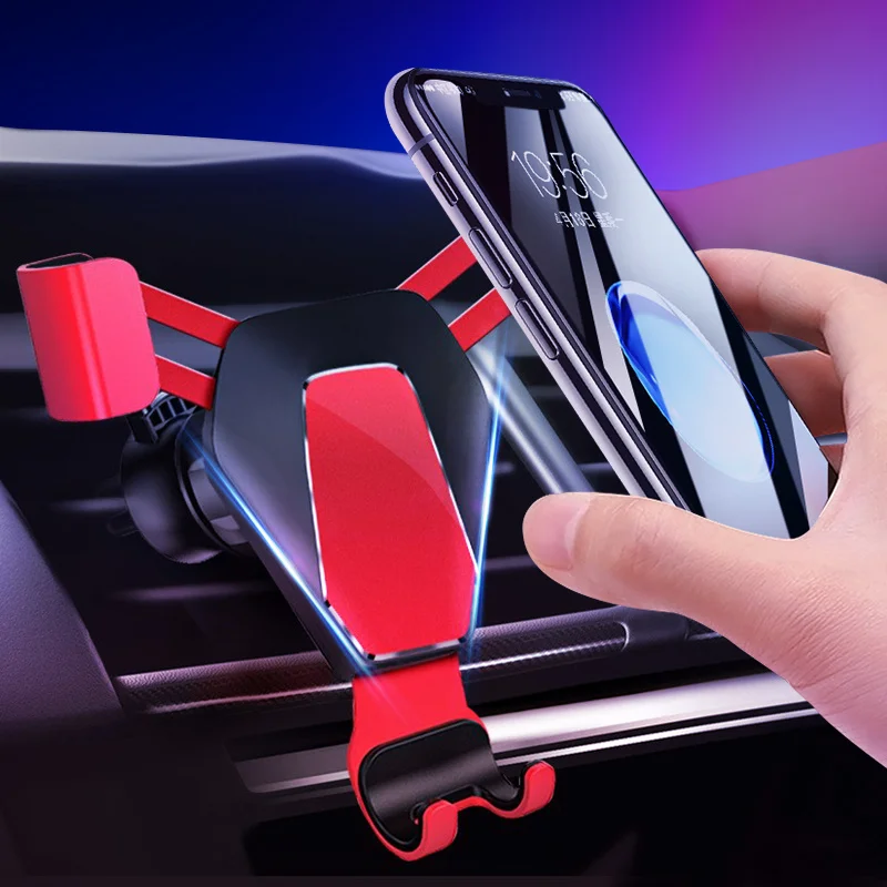 

Universal Car Phone Holder Smartphone Gravity Bracket for Phone In Car Air Vent Mount Stand No Magnetic Mobile Holder for IPhone