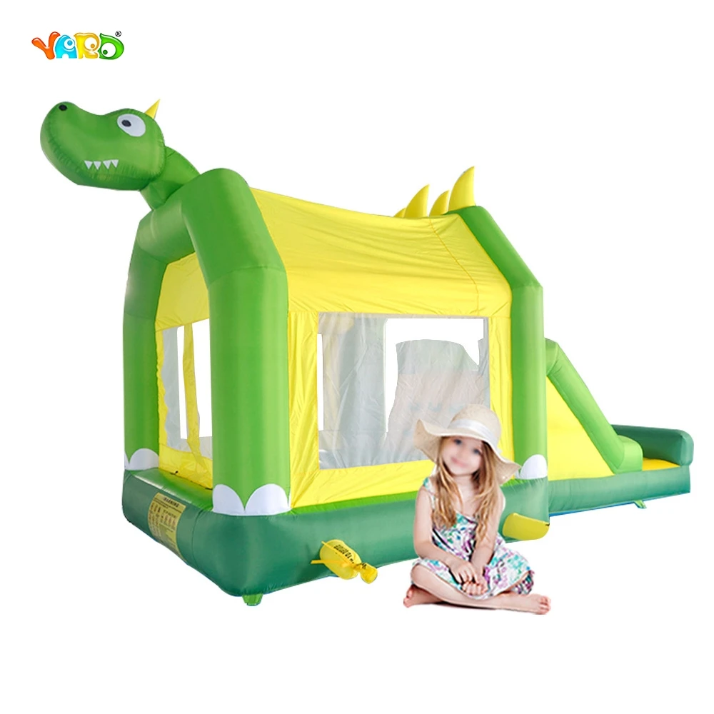 YARD Inflatable Bouncer House Jumping Castle with Slide and Pool for Kids DHL Free Shipping free shipping commercial 5 4 5m dragon inflatable bouncer castle with slide