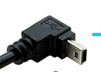 UP angled Мини-usb удлинитель для мужчин и женщин 90 градусов вверх/вниз/влево/вправо угловой мини-usb-кабели chrging Автомобильный регистратор данных - Цвет: UP angled